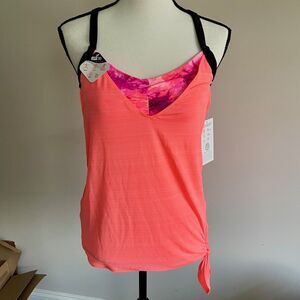 ZeroXposur Erupt Knot 2 N 1 UPF 30+Swim Tankini Bikini Top